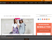 Tablet Screenshot of elrincondemoda.com